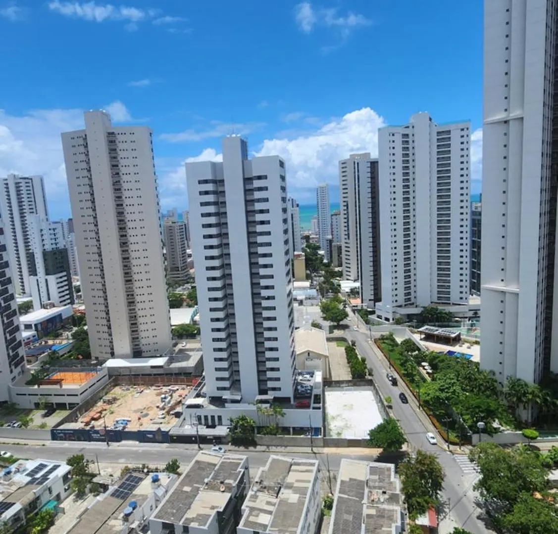 헤시피 Flat 1Qt Boa Viagem Golden View 아파트